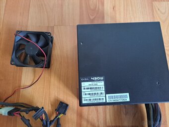 EVGA 430W 80+ napájací zdroj – plne funkčný, komplet káble - 4