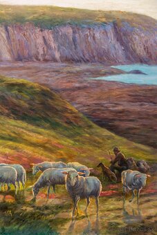 Atlantické pobrežie v okolí Royan , J.Fuith , olej na sololi - 4