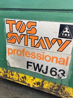 Prodáme: hoblovka - protah TOS FWJ 63 - 4