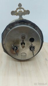 Predám funkčný starožitný budík SPASMODIC Alarm U.S.A. 1901 - 4