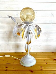 Stará romantická stolní lampa - 4
