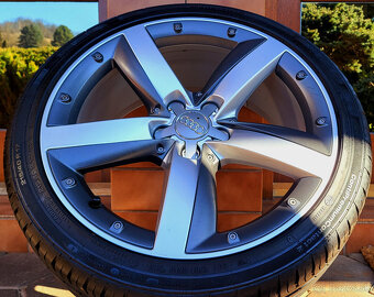 alu R17 5x100 bicolor, orig. Audi A1, pneu 215/40 - 4