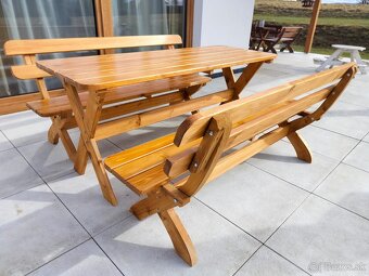 Záhradný nabytok pivný set - doprava po Slovensku 20€ - 4