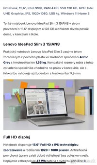 Lenovo ideapad slim 3 15IAN8 - 4