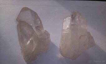 2x 350 g horský krištáľ, drúza - 4