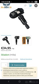 4ks univerzalny TPMS senzor tlaku v pneumatike - 4
