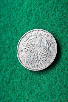 3 Mark 1929 E Meissen veľmi pekná - 4