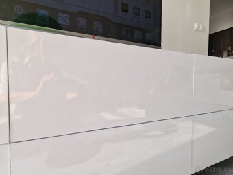 Komoda, biela, leskla - 4