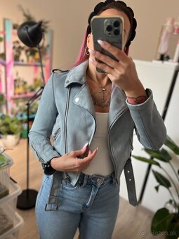 Semišová bunda Zara Basic - 4