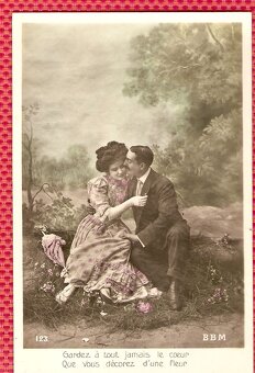 Staré francúzske pohľadnice 1 - 4