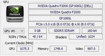 VGA nVidia Quadro P2000 - 4