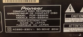 Predám CD rekordér Pioneer PDR-555RW - 4