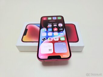APPLE IPHONE 14 128GB RED,BATERKA 100% - 4