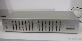 Equalizer strieborny 2x7 pasmovy TECHNICS SH-8025 vyr. JAPAN - 4