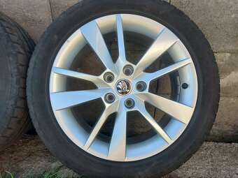 5x112 7Jx17 ET49 - originálne disky ŠKODA model TRIUS - 4