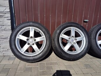 Originálna sada hliníkové disky 5x112 Seat + pneumatiky - 4