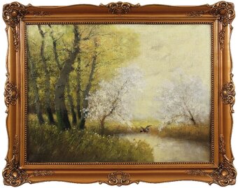 Prekrásne obrazy,olejomalby s polovníckou tematikou. - 4