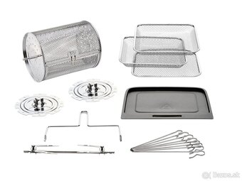 Teplovzdušná fritéza + rotujúce grilovanie, 9 funkcií - 4