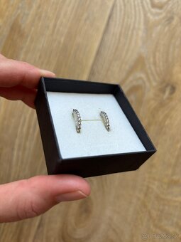 Strieborné náušnice kruhy - 4