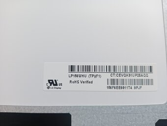 predám 15.6" LED SLIM displej , 30pin eDP , LP156WHU - 4