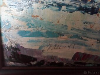 3 obrazy ročné obdobia-autor Daniš, technika olej - 4