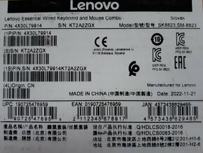 Sada Lenovo Essential Wired Keyboard and Mouse Combo SK - 4