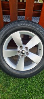 ORIGINAL DISKY SKODA 5x112 R17 + LETNE 215/65 R17 - 4