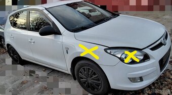 HYUNDAI i30 1.4 2009 predám motor G4FA, DVERE, NÁRAZNÍK, KAP - 4