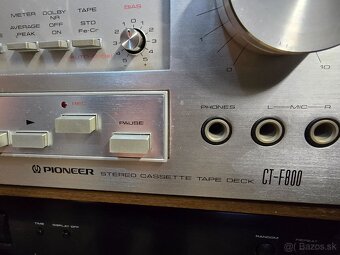 Pioneer CT-F800 3 hlavový vintage kazetový deck - 4