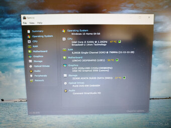 notebook Lenovo E550 - Core i5-5200u, 8GB, 256GB SSD, W10 - 4