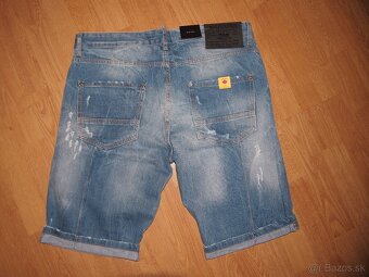 dsquared2 pánske rifľové kraťasy - 4