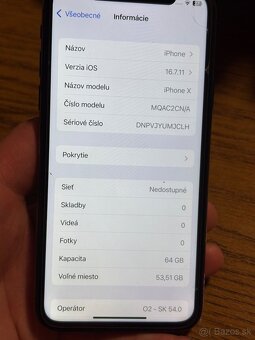 Predám iPhone X 64GB - 4