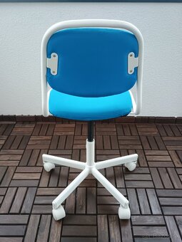 Ikea Orfjall detská stolička MODRÁ - 4