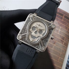Pánske hodinky Bell & Ross Skull Burn Limited Edition - 4