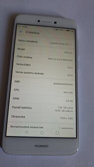 Huawei P9 lite 2017 3/16GB android 8 biely - 4