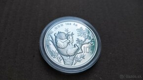 China Panda strieborne mince - 4