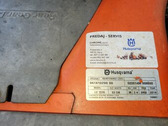Kosačka s pohonom Husqvarna. - 4