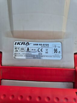 Kosačka elektrická - Batériová kosačka IKRA IAM 40-3725 40V - 4