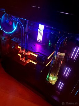 Herné PC s Custom water cooling, Intel i9-9900K, 2xRTX2080Ti - 4