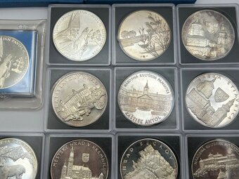 Investičné striebro zberateľstvo medaily medaila Ag - 4