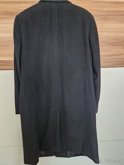 Čierny pánsky kabát JOSEPH ABBOUD - 4