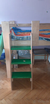 Detská poschodová posteľ so šmÿkaľkou - 4