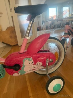 Bicykel ružový s košíkom - 4
