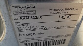 Plynova varna doska whirlpool - 4