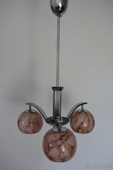 Starožitný luster v štýle art deco. - 4