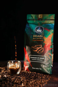 Kvalitná Brazílska zrnková káva 1kg 100% Arabica - 4