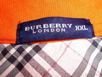 Burberry slim pánske pólo tričko L-XL - 4