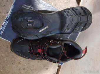 Tretry Shimano MT34 SPD MTB cierne - 4