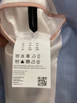 Oblek HUGO Boss veľkosť 46 NOVÝ - 4