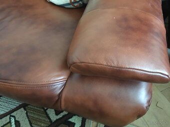 Koženková sedačka s kreslami - 4